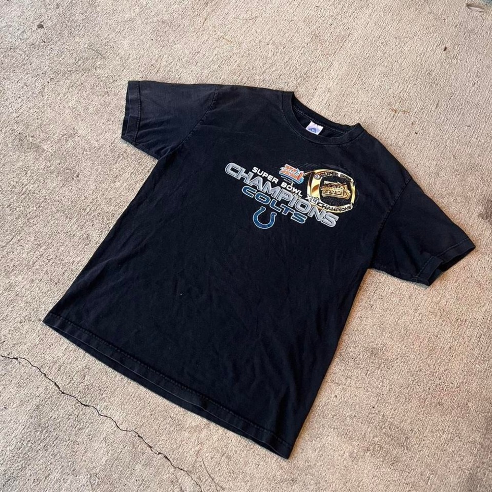 Vintage 2007 Indianapolis Colts Super Bowl XLI Champions Tee (Size L)